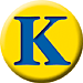 Achten Sie auf dieses Symbol! Der blau-gelbe K-Button symbolisieret die neue zehn-stellige Kundennummer.