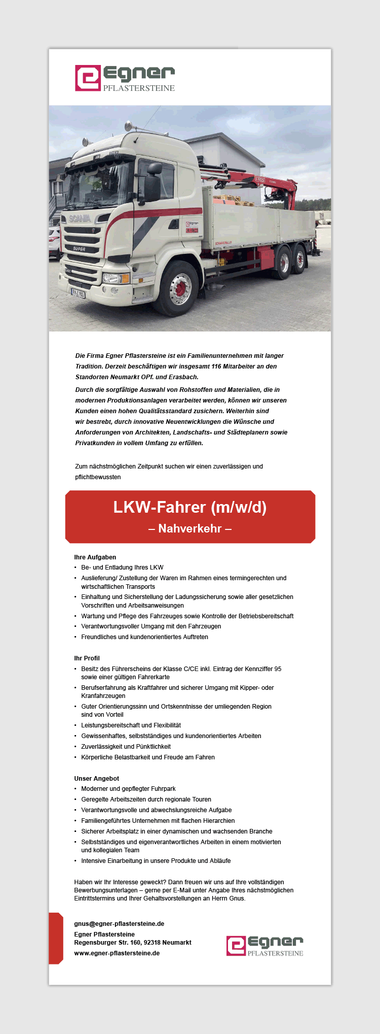 LKW-Fahrer (m/w/d)