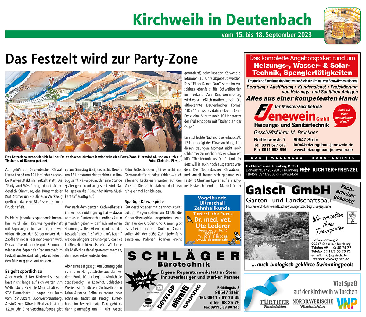 Kirchweih-Deutenbach