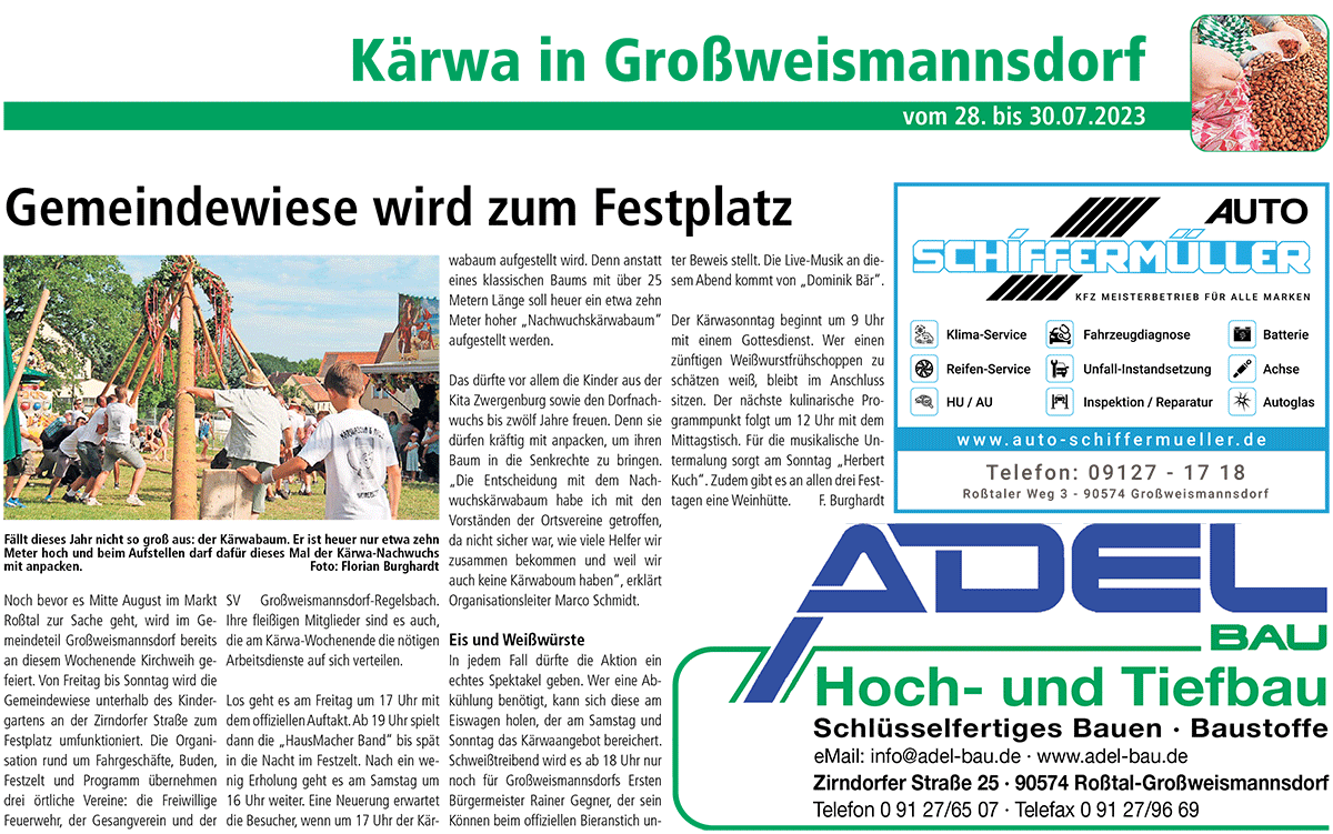 Kirchweih-Großweismannsdorf