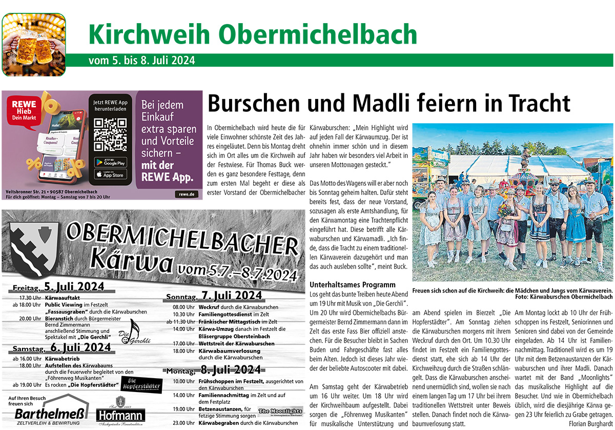 Kirchweih-Obermichelbach