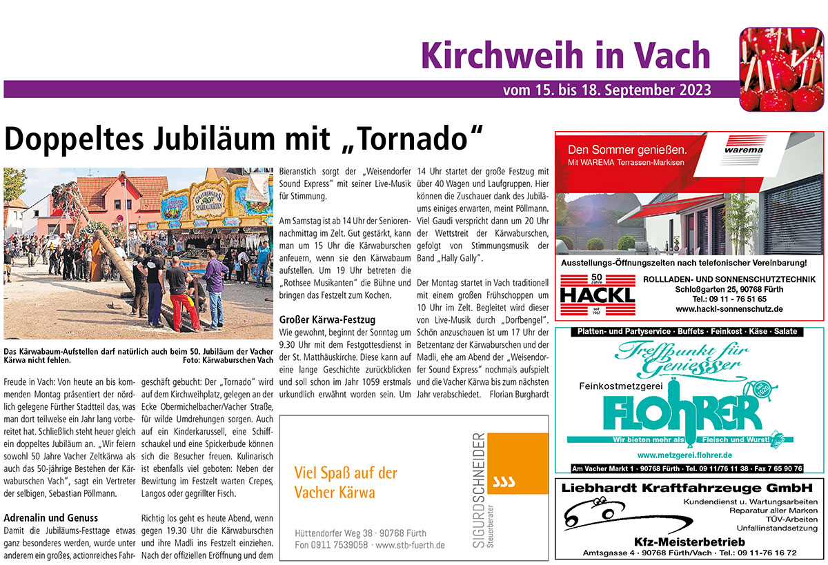 Kirchweih-Vach
