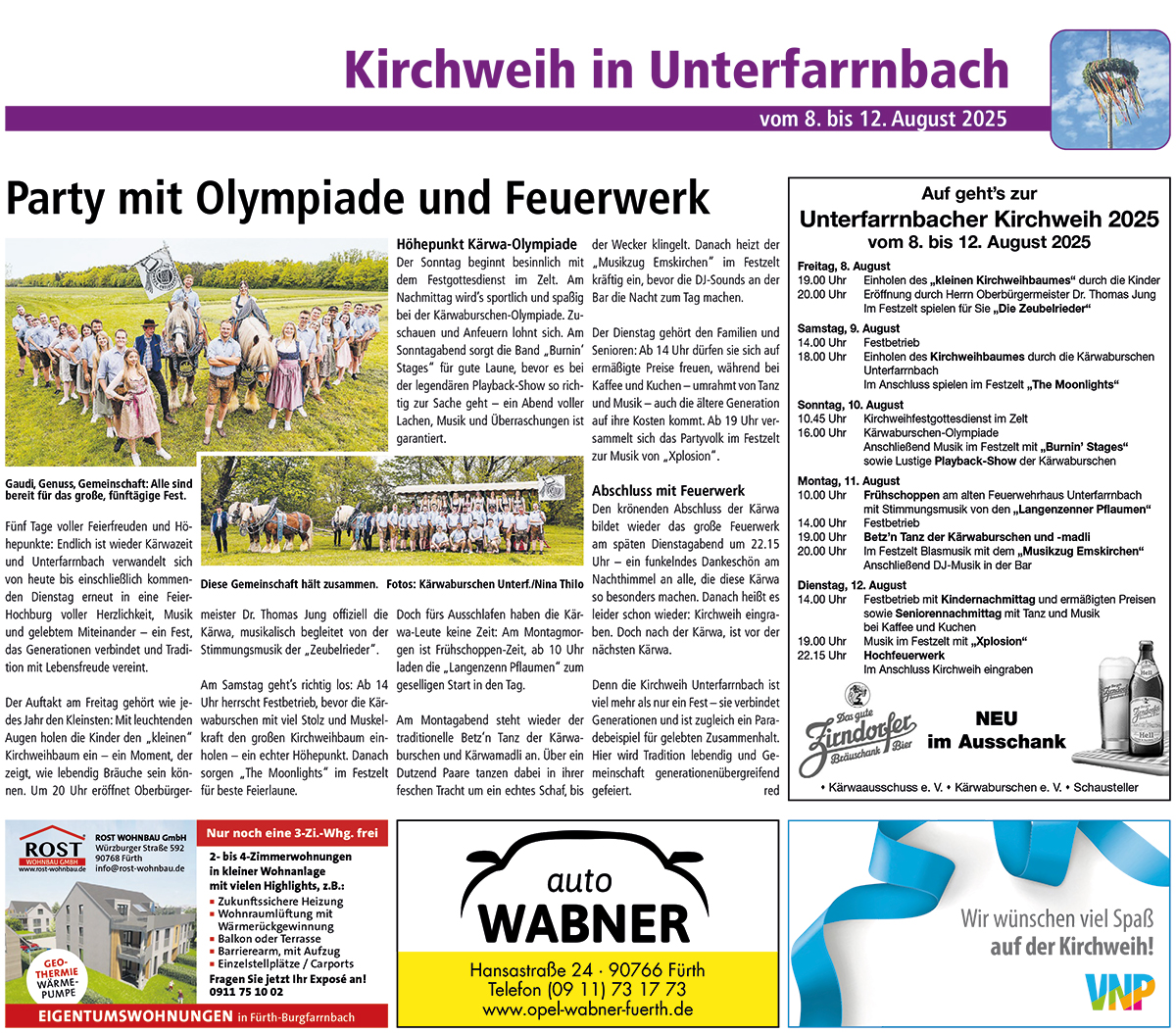 Kirchweih-Unterfarrnbach